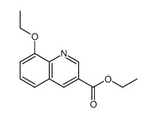 8-ethoxy-quinoline-3-carboxylic acid ethyl ester结构式