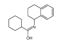 Cyclohexanecarboxamide, N-(1,2,3,4-tetrahydro-1-naphthalenyl)- (9CI) structure