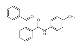 2-benzoyl-N-(4-methylphenyl)benzamide structure