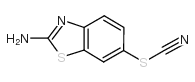 2-氨基-6-硫氰基苯并噻唑结构式