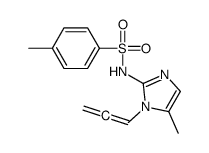 Benzenesulfonamide, 4-methyl-N-(5-methyl-1-(1,2-propadienyl)-1H-imidaz ol-2-yl)- picture