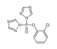 1-[(2-chlorophenoxy)-(1,2,4-triazol-1-yl)phosphoryl]-1,2,4-triazole Structure