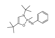 3,5-ditert-butyl-2-methyl-2-phenylimino-1,3,2λ5-oxazaphosphole Structure