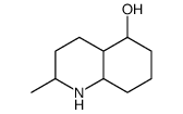 2-methyl-1,2,3,4,4a,5,6,7,8,8a-decahydroquinolin-5-ol Structure