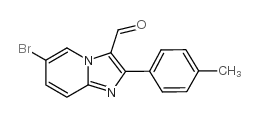 6-溴-2-对甲苯基咪唑并[1,2-a]吡啶-3-羧醛结构式