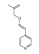 (E)-N-(2-methylprop-2-enoxy)-1-pyridin-4-ylmethanimine结构式