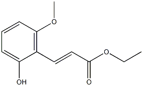 ethyl 3-(2-hydroxy-6-methoxyphenyl)acrylate Structure