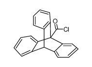 9-triptycenecarboxylic chloride Structure