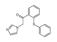 2-imidazol-1-yl-1-(2-phenylsulfanylphenyl)ethanone结构式