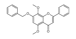 7-benzyloxy-5,8-dimethoxy-2-phenyl-chromen-4-one Structure