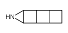 8-Azatetracyclo[4.3.0.02,5.07,9]nonane(9CI) structure