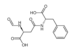 N-formyl-β-aspartyl phenylalanine Structure