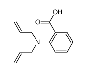 N,N-diallyl-anthranilic acid Structure
