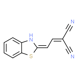 Malononitrile, [2-(2-benzothiazolinylidene)ethylidene]- (7CI,8CI) Structure
