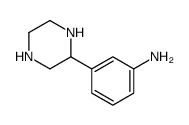 Benzenamine, 3-(2-piperazinyl)- (9CI) structure
