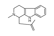 2-methyl-1-(2-methylprop-2-enyl)-1,3,4,9-tetrahydropyrido[3,4-b]indole Structure