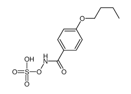 [(4-butoxybenzoyl)amino] hydrogen sulfate结构式