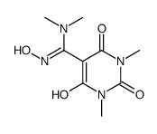 N',6-dihydroxy-N,N,1,3-tetramethyl-2,4-dioxo-1,2,3,4-tetrahydropyrimidine-5-carboximidamide结构式