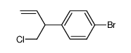 1-bromo-4-(1-chlorobut-3-en-2-yl)benzene Structure