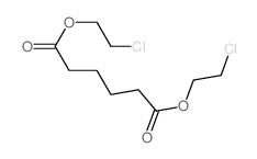 Hexanedioicacid, 1,6-bis(2-chloroethyl) ester structure