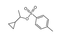 1-cyclopropyl-1-(toluene-4-sulfonyloxy)-ethane Structure