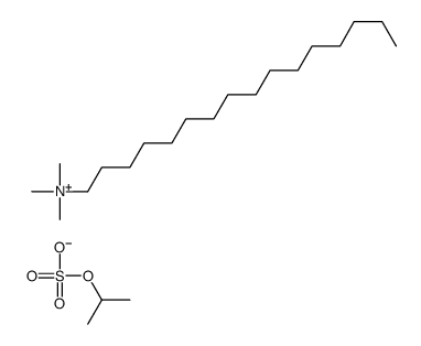 hexadecyltrimethylammonium isopropyl sulphate结构式