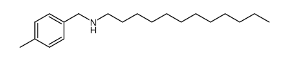 dodecyl(4-methylbenzyl)amine Structure