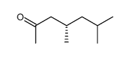2-Heptanone, 4,6-dimethyl-, (4S)- (9CI) Structure