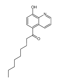 5-Pelargonoyl-8-hydroxychinolin结构式