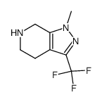 1-甲基-3-(三氟甲基)-4,5,6,7-四氢-1H-吡唑[3,4-c]吡啶结构式
