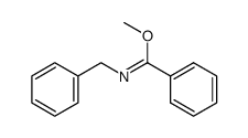 N-benzyl-benzolcarboximidsauremethylester Structure