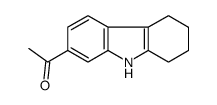 1-(6,7,8,9-tetrahydro-5H-carbazol-2-yl)ethanone结构式