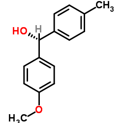 Benzenemethanol, 4-methoxy-alpha-(4-methylphenyl)-, (alphaR)- (9CI) Structure