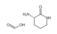 (S)-3-aminopiperidone hydroformate结构式