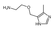 2-[(5-methyl-1H-imidazol-4-yl)methoxy]ethanamine Structure