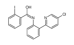 N-[2-(5-chloropyridin-2-yl)phenyl]-2-iodobenzamide结构式
