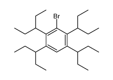 3-bromo-1,2,4,5-tetra(pentan-3-yl)benzene Structure