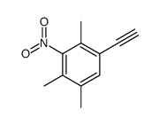 1-ethynyl-2,4,5-trimethyl-3-nitrobenzene结构式