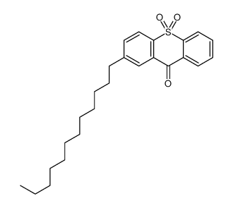 2-dodecyl-9H-thioxanthen-9-one 10,10-dioxide结构式