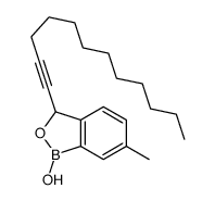 3-dodec-1-ynyl-1-hydroxy-6-methyl-3H-2,1-benzoxaborole结构式