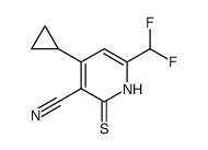 4-CYCLOPROPYL-6-DIFLUOROMETHYL-2-MERCAPTO-NICOTINONITRILE picture