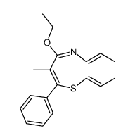 4-ethoxy-3-methyl-2-phenyl-1,5-benzothiazepine Structure