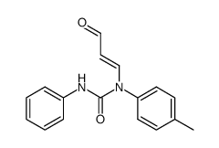 β-(N-phenylcarbamoyl-p-toluidino)-acrolein Structure