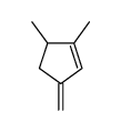 1,5-dimethyl-3-methylidenecyclopentene Structure