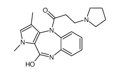 1,3-Dimethyl-4-(3-pyrrolidinopropionyl)-1,4,9,10-benzodiazepin-10(1H)- one picture