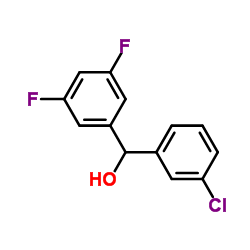 3-CHLORO-3',5-DIFLUOROBENZHYDROL structure