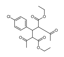 diethyl 2,4-diacetyl-3-(4-chlorophenyl)glutarate结构式