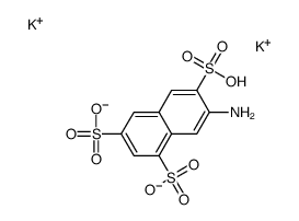 7-AMINO-1,3,6-NAPHTHALENETRISULFONIC ACID DIPOTASSIUM SALT Structure