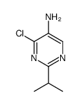 4-Chloro-2-isopropylpyrimidin-5-amine结构式