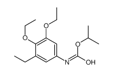 propan-2-yl N-(3,4-diethoxy-5-ethylphenyl)carbamate Structure